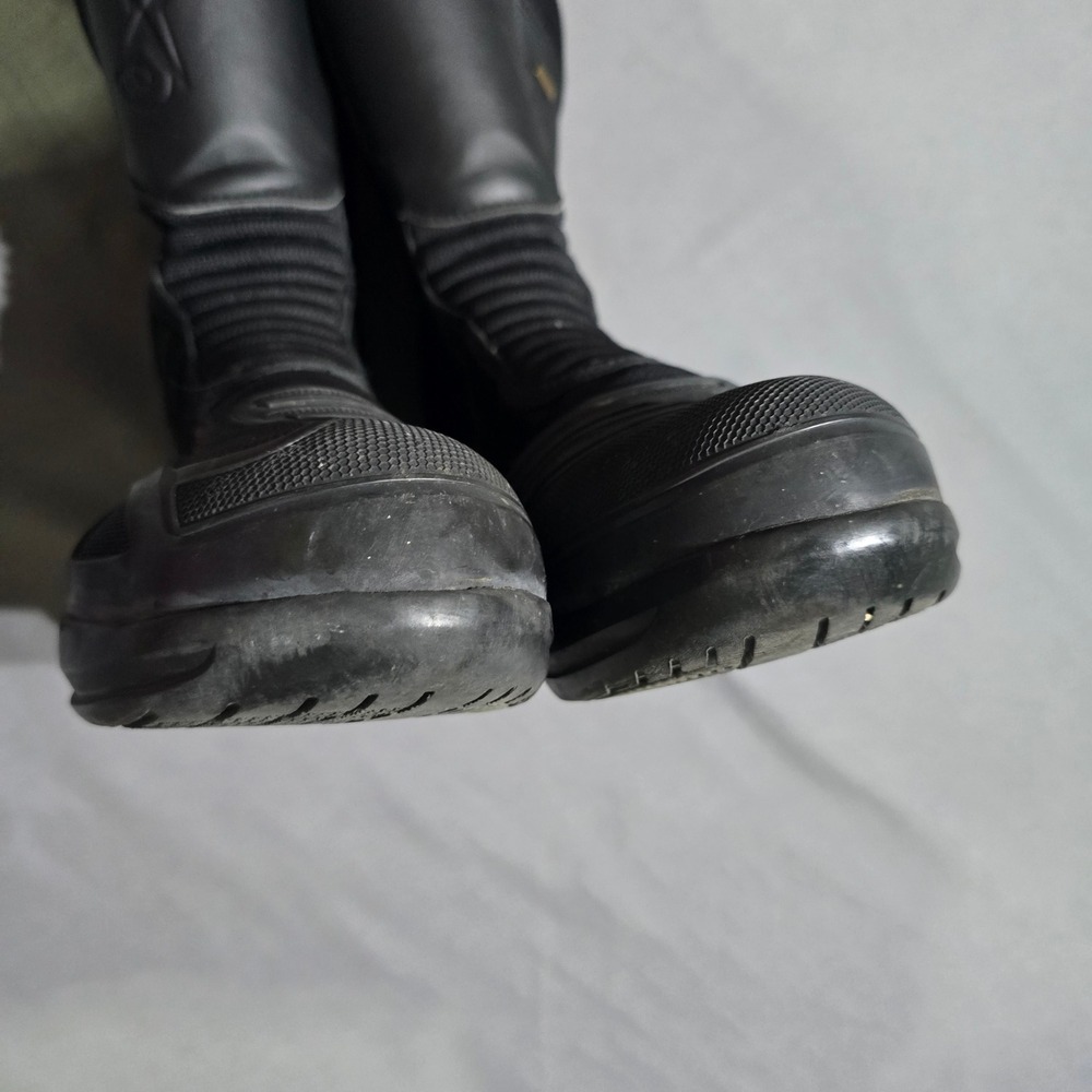 Oxtar Air Tech Motorcycle Boots Mens 48 Black Gore-Tex XCR Touring Racing Gear - Picture 5 of 14